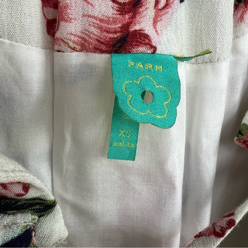 FARM RIO x Anthropologie Floral Smocked Dress, XSP - Picture 5 of 14